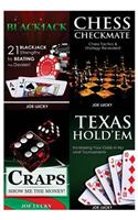 Blackjack & Chess Checkmate & Craps & Poker: (English)