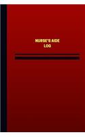 Nurse's Aide Log (Logbook, Journal - 124 pages, 6 x 9 inches): Nurse's Aide Logbook (Red Cover, Medium)(Unique Logbook/Record Books)