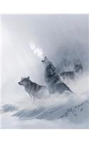White Wolf Composition Notebook, College Ruled