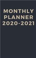 Monthly Planner 2020-2021 with Tabs Gift, planner 2020 A beautiful: Planner 2020 / Planner Book Gift, 100 Pages, 5 x 8 inches, Monthly Planner 2020-2021 with Tabs Gift Planner, Planner Book, 2020 planner weekly and m