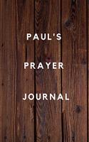 Paul's Prayer Journal