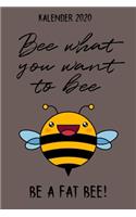 Kalender 2020 Bee: Terminkalender Imker Als Lustiges Geschenk Für Bienen Freunde Jahreskalender 2020 A5 1 Woche 2 Seiten / 6X9 Zoll 120 Seiten / Terminplaner 2020 Klei