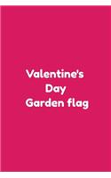 valentine's day garden flag