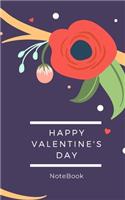 Happy Valentine's day notebook