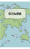 Botswana: Ruled Travel Diary Notebook or Journey Journal - Lined Trip Pocketbook for Men and Women with Lines