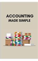 Accounting Made Simple: Simple Balance sheet or Cash Book Accounts Bookkeeping Journal for Small and big Businesses - Log, Track, & Record Expenses & Income