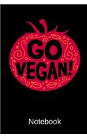 Go Vegan Notebook