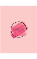 The World's Best Makeup Artist Notebook, 120 Page Blank Lined Journal