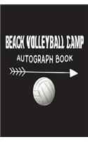 Beach Volleyball Camp Autograph Book