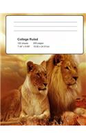 Lion Composition Book