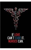 If Love can't Cure it, Nurses can.: Blank Lined Journals for nurses (6"x9") 110 pages, Nursing Notebook; Nursing Journal; Nurse writing Journals;Gifts for Nurse practitioners, Nurse st