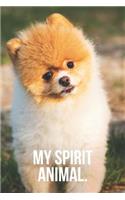 My Spirit Animal: Pomeranian Dog Journal