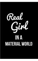 Real Girl in a Material World: Blank Line Journal