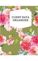 Client Data Organizer: Smart Alphabetical Client Tracker- Professional Business To do list Book for Hair Stylist, Therapist & Nails Stylist- Client Organizer & Client Mana
