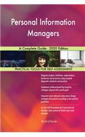 Personal Information Managers A Complete Guide - 2020 Edition