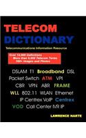 Telecom Dictionary, PSTN, Pbx, Datacom, Broadband, IP Telephony and Iptv