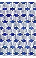 Journal Notebook Cubes Pattern 12