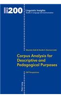 Corpus Analysis for Descriptive and Pedagogical Purposes