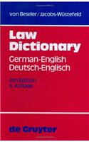 Law Dictionary, Deutsch-Englisch/German-English