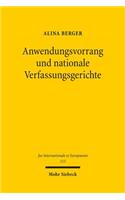 Anwendungsvorrang und nationale Verfassungsgerichte