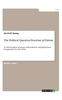 Political Question Doctrine in Taiwan