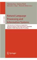 Natural Language Processing and Information Systems