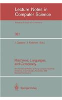Machines, Languages, and Complexity