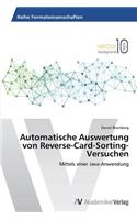 Automatische Auswertung von Reverse-Card-Sorting-Versuchen