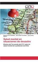 Salud mental en situaciones de desastre