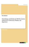 Darstellung und Kritik der PESTEL Analyse anhand des weltweiten Marktes für Zigaretten