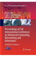 Proceedings of 3rd International Conference on Advanced Computing, Networking and Informatics