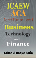 ICAEW ACA Business, Technology and Finance: Certificate Level