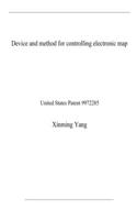 Device and method for controlling electronic map