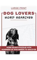 Large Print Dog Lovers Word Searches
