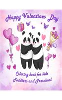 Valentine's Day Coloring Book for Kids: valentines coloring book for Preschool, big valentine's day coloring book, Cute Coloring Book for Little Girls and Boys, Valentines Day Coloring boo