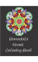 Mandala Hearts Coloring Book