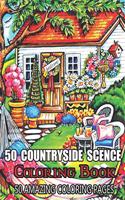 50 Countryside Scence Coloring Book 50 Amazing Coloring Pages