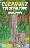 Elephant Coloring Book For Kids