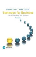 Statistics for Business: Decision Making and Analysis