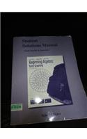 Student Solutions Manual for Beginning Algebra: Early Graphing