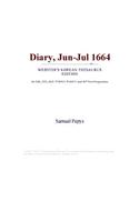 Diary, Jun-Jul 1664 (Webster's Korean Thesaurus Edition)