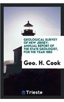 Geological Survey of New Jersey: Annual Report of the State Geologist, for the Year 1883