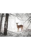Doe in the Forest Large Embellished Holiday Notecards