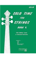 Solo Time for Strings, Book 4