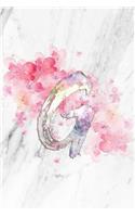 G: Dotted Grid Notebook Bullet Grid Floral Journal Monogram Initial Letter G for Bullet Journaling, Writing, Sketching, Diary, Calligraphy (112 pages, 