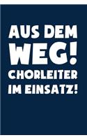 Chor: Chorleiter im Einsatz!: Notizbuch / Notizheft für Chor-Leiter Chor Noten Choral A5 (6x9in) liniert mit Linien