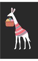 Easter Notebook - Easter Giraffe Journal - Easter Gift for Animal Lover - Giraffe Diary