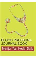 Blood Pressure Journal Book