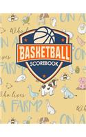 Basketball Scorebook: (203 Basketball Scorebook)