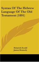 Syntax of the Hebrew Language of the Old Testament (1891)